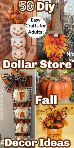 Fall Crafts On A Budget, Ideas For Outside Fall Decorations, Diy Harvest Decorations, Kids Fall Wreath Craft, Dollar Tree Outdoor Fall Decor, Cheap Easy Fall Decorations Diy, Diy Fall Kitchen Decor, Fall Decor For The Office, Fall Decor For Tables