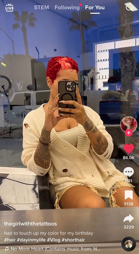 Red Finger Waves, 27 Piece Quick Weave, Short Hair Black, Finger Waves, Quick Weave, Hair Life, Touch Up, Hair Tutorial, Red Hair