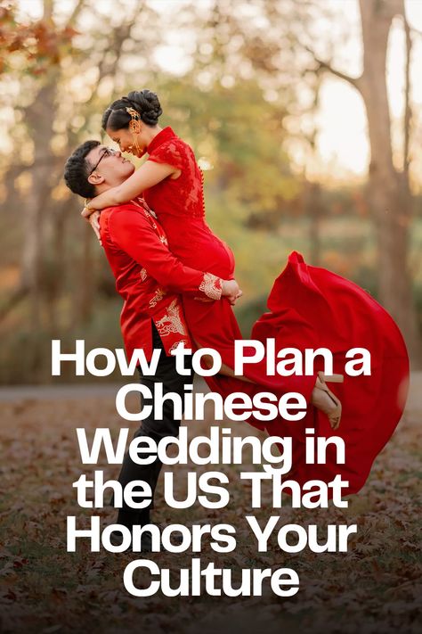 Include a mix of traditional and modern elements or lean fully into Chinese wedding customs with these expert planning tips. American Chinese Wedding, Chinese Garden Wedding, Chinese Wedding Traditions, Chinese Marriage, Chinese Engagement, Chinese Wedding Ideas, Chinese Banquet, Modern Chinese Wedding, Chinese Wedding Decor