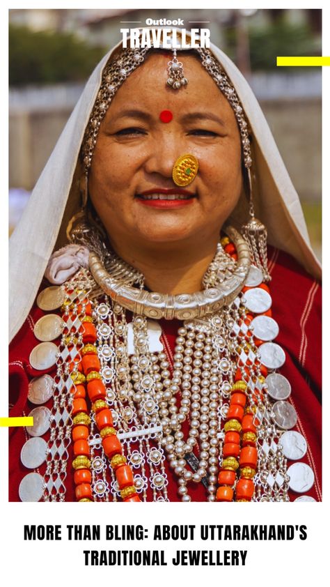 #OutlookTraveller #CelebratingPeople #UttarakhandTourism #Heritage #Tradition #Travel Uttarakhand Jewellery, Chola Dynasty, Wedding Seasons, Traditional Jewellery, Traditional Jewelry, Wedding Season, Travel Guide, Did You Know, Festival