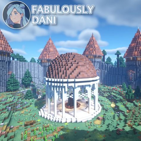 Check out the timelapse on YouTube! Minecraft Pvp Arena, Minecraft Castle Walls, Minecraft Medieval Castle, Lobby Ideas, Minecraft Structures, Bangunan Minecraft, Minecraft Castle, Minecraft Medieval, Minecraft City