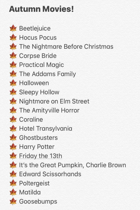 Movies Bucket List, All Of The Aesthetics List, Aesthetic Halloween Movies, Fall Watchlist, Movie List Aesthetic, Halloween Movies Netflix List, October Fall Movies, Halloween Film Aesthetic, Aesthetic Fall Movies