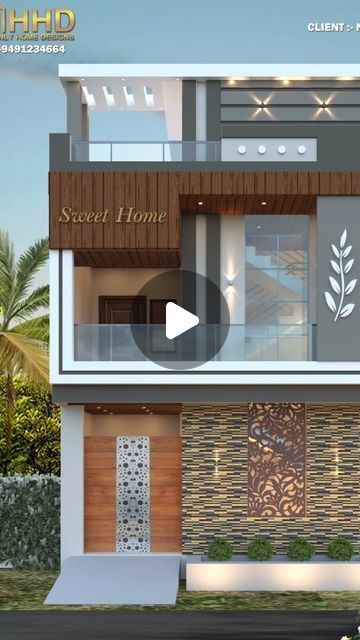 Elevation Designs For House G+1, West Facing House, Elevation Design, House Elevation, Home Designs, Sweet Home, House Design, On Instagram, Quick Saves