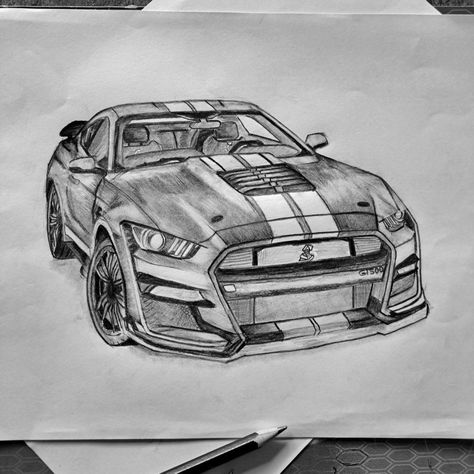 Mustang Sketch Pencil Drawings, Moter Cycle Drawing, Luxury Car Interior Design, Motor Drawing, Mustang Drawing, Car Drawing Pencil, Car Drawing Easy, Cycle Drawing, Mustang Art