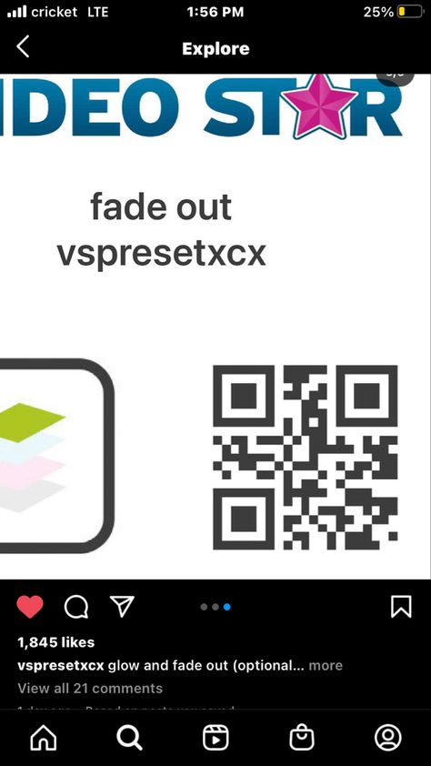 Fade Out Qr Code Videostar, Vsp Code, Code Video, Video Star, Edit Ideas, Electronics Mini Projects, Fade Out, Charli Damelio, Code Free