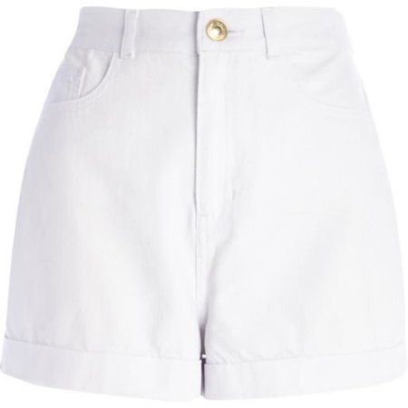 White Shorts High Waisted, White Short Pants, High Waisted White Shorts, White Denim Short, White Jeans Shorts, Short Clothes, Clothes Shorts, Pants Short, High Waisted Denim Shorts