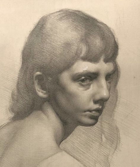 Arte Grunge, Charcoal Portraits, Academic Art, Portraiture Drawing, Charcoal Art, Still Life Drawing, Toned Paper, Graphite Drawings, Portrait Sketches