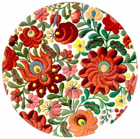 "Matyó" embroidery from Hungary Matyo Embroidery, Kalocsa Embroidery, Hungarian Art, Stitch Head, Stitched Flowers, Hungarian Embroidery, Chain Stitch Embroidery, Redwork Embroidery, Colorful Embroidery