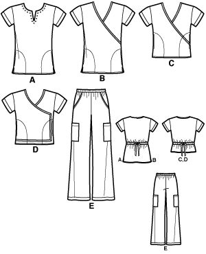 Scrubs Uniform Pattern, Nursing Scrubs Pattern, Scrubs Pattern, Nursing Scrubs, Scrubs Uniform, Scrubs Nursing, Simplicity Sewing, Simplicity Sewing Patterns, Simplicity Patterns