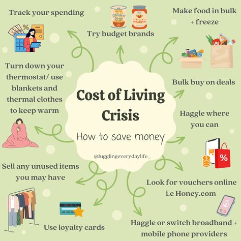 Life is so expensive now and were all feeling the effects of this cost of living crisis💸 Follow the link to see my tips on how to save money during these hard times. - #costofliving #costoflivingcrisis #savemoneytips #savemoney #moneysavingtips #moneymanagement #spending #lifehacks #cheapmealsonabudget Thermal Clothes, Life Struggles, Teaching Life Skills, Financial Budget, Right Here Right Now, Crow's Nest, Teaching Life, Independent Living, Spend Money