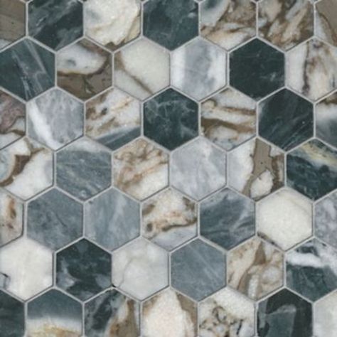 Marble Tiles | Subway, Mosaic, Herringbone & More | The Tile Shop Navy Bathroom, Hexagon Tile Floor, Brown Tile, Beautiful Flooring, Tiles For Wall, Shower Floor Tile, Dream Bath, The Tile Shop, Bathroom Redo