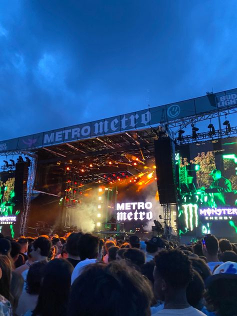 Metro Boomin Concert, Metro Boomin Aesthetic, Jake Harlow, Montreal Metro, Future Concert, Teenage Bucket List, Summer Music Festival, Ra Boards, Aesthetic 2023