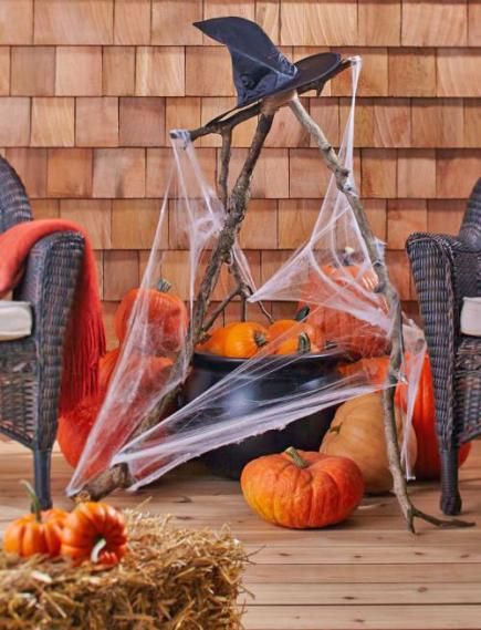 Here are three ways to decorate outside for fall—along with easy changes to add a touch of Halloween flair in October. Mini Pumpkin Decorating Ideas, Mini Pumpkin Decorating, Halloween Witch Theme, Fun Halloween Decorations, Pumpkin Varieties, Small Terrarium, Fall Container Gardens, Pumpkin Decorating Ideas, Halloween Friends