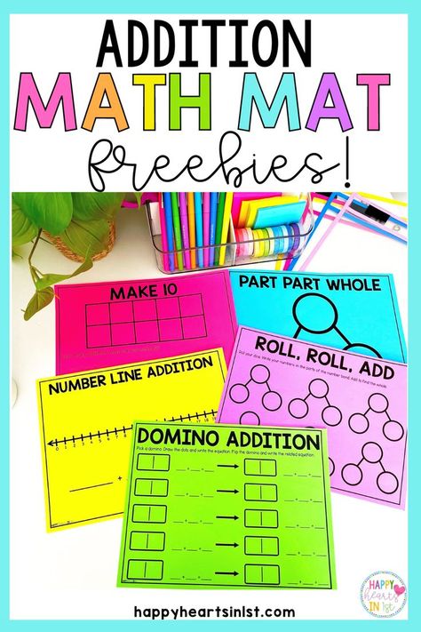 Guided math small group instruction in first grade elementary classroom math center activities and hands-on learning Easy Prep Math Centers First Grade, 1st Grade Eureka Math, Envision Math 1st Grade, First Grade Math Intervention Activities, 1st Grade Math Stations Free, Add In Any Order First Grade Activities, First Grade Math Intervention, 1st Grade Math Rotations, Small Group Math First Grade