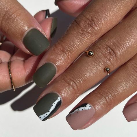 Opi Shades, Neutral Mani, Neutral Nail Art, Opi Collections, Neutral Nail Polish, Matte Nail Polish, Matte Nail, Green Nail Polish, Sweet Coffee