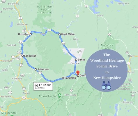 New Hampshire Scenic Drives, New England Travel, Gorgeous Scenery, Drive Through, White Mountains, Appalachian Trail, Beautiful Sights, Travel Info, Covered Bridges