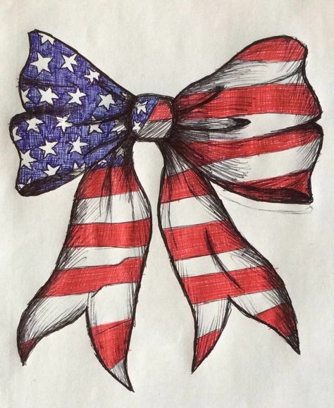 Patriotic Drawings Ideas, Veterans Day Drawing Ideas, Usa Flag Drawing, Patriotic Drawings, America Flag Tattoo, July Tattoos, July Drawings, Usa Drawing, Trippy Pics