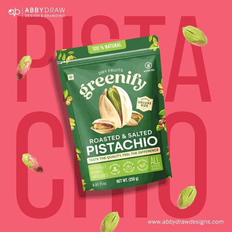 Greenify – Packaging Of The World Nuts Packaging Design, Food Social Media Design, Pouch Packaging Design, Product Packaging Ideas, Key Visual Design, Social Media Aesthetic, Snacks Packaging, Media Aesthetic, Food Videography