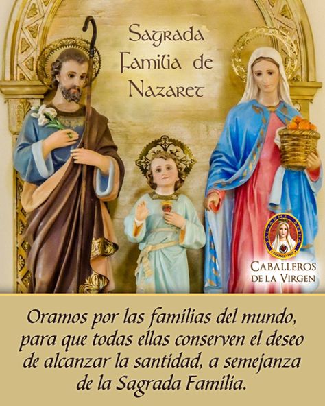 Sagrada Familia de Nazaret ruega por mi familia!  Hagamos un momento de oración por las familias.  Necesita oración?  Envíanos tus intenciones. Magic Spell Book, Family Inspiration, Holy Family, Bible Encouragement, Magic Spells, Mother Mary, Morning Greeting, Spell Book, Catholic Faith