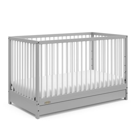 Crib With Storage, Graco Baby, Baby Cribs Convertible, Dream Nursery, Childrens Bedroom Furniture, Crib Toddler Bed, Drawer Glides, Dream Nurseries, Toddler Mattress