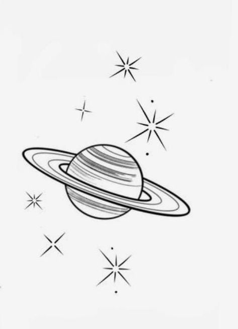 Saturn Drawing, Trident Tattoo, Mum Tattoo, Saturn Tattoo, Blade Tattoo, Sun Tattoo Designs, Ankle Tattoos For Women, Planet Tattoos, Tattoo Outline Drawing