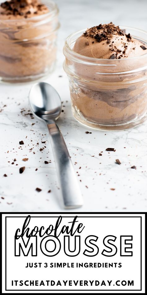 Low Cal Whipped Cream Dessert, Healthier Chocolate Mousse, Low Cal Mousse, Low Calorie Mousse Recipes, Ww Chocolate Mousse, Low Cal Chocolate Mousse, Low Calorie Mousse, Low Fat Low Calorie Desserts, Simple Low Calorie Desserts