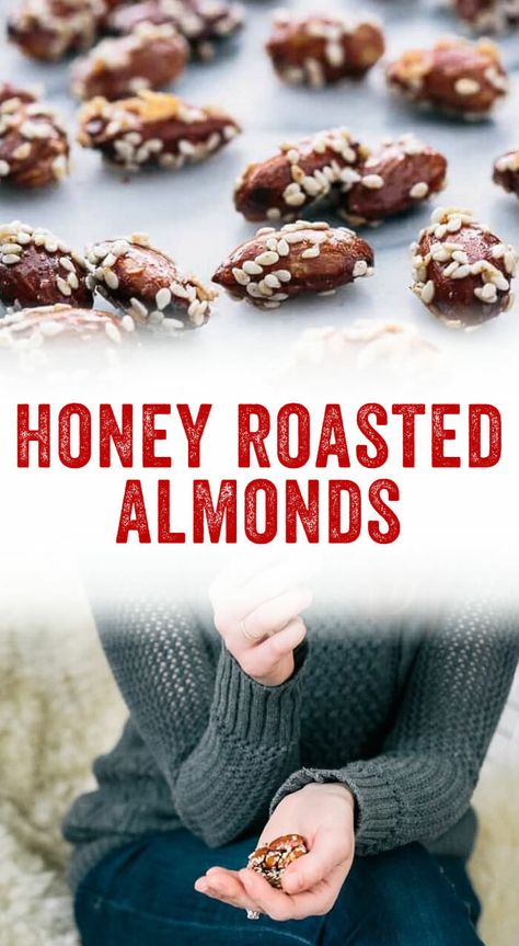 Sesame Honey Roasted Almonds – A Couple Cooks Almond Pulp Recipes, Cold Dip Recipes, Honey Roasted Almonds, A Couple Cooks, Honey Sesame, Honey Almonds, Best Gluten Free Recipes, Winter Desserts, Scrumptious Desserts