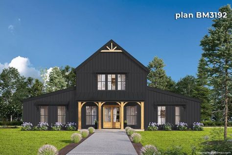 This is a dreamy black barndominium that ticks all the boxes. The gorgeous floor plan is all that you would ever want in your new barn home build. barndominium floor plans. black barndominium. barn house. barndo floor plans. Easy Barndominium Floor Plans, Monitor Style Barndominium Floor Plans, Brando Floor Plan, Barndominium 2 Story Floor Plans, Monitor Barndominium Floor Plans, 4-5 Bedroom Barndominium Floor Plans, Black Barndominium Floor Plans, Ranch Barndominium Floor Plans, Monitor Barn House Floor Plans