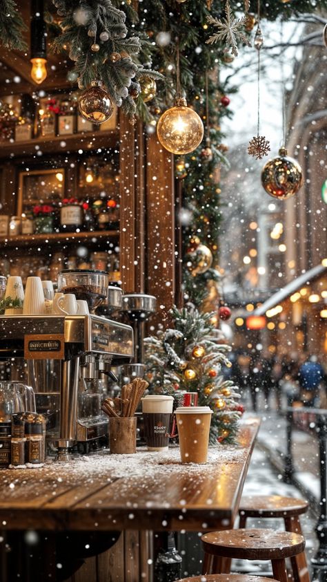 My Winter Aesthetic, Coffee Christmas Aesthetic, Coffee Winter Aesthetic, Cozy Holiday Aesthetic, Shopping Aesthetic Wallpaper, Christmas Wallpaper Cozy, Vintage Christmas Aesthetic Cozy, Winter Vibes Wallpaper, Cozy Winter Aesthetic Wallpaper