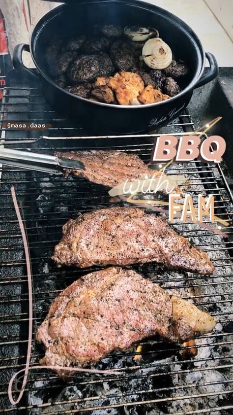 instagram story highlight story ideas decoration quote inspiration bbq barbecue family time quarantine food yummy delicious home house party dinner steak chicken kabab grilled onions on grill Bbq Instagram Story Ideas, Family Time Instagram Story, Bbq Captions Instagram, Bbq Instagram Story, Highlight Story Ideas, Dinner Time Instagram Story, Dinner Quotes, Chicken Kabab, Dinner Steak