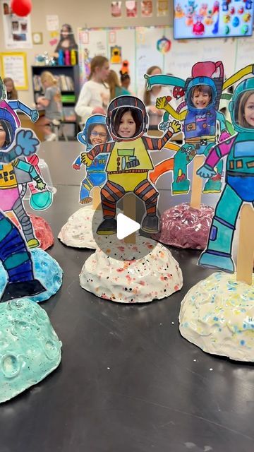 3rd Grade Planet Project, All About Space For Preschool, Space Day At School, Astronaut Craft Preschool, Astronaut Crafts Preschool, Planets Activities For Kids, Space Theme Crafts, Space Art Projects For Kids, Welcome To 3rd Grade