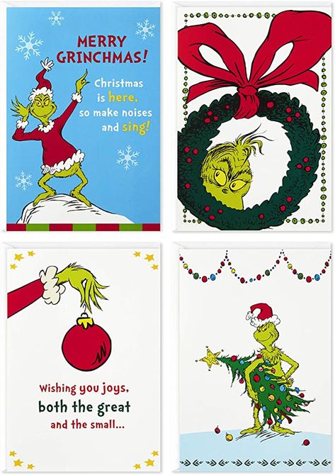 Grinch Christmas Cards, Grinch Christmas Party, Whoville Christmas, Family Christmas Card Photos, Traditional Christmas Cards, Grinch Party, Christmas Cards Kids, Dog Christmas Card, Boxed Christmas Cards