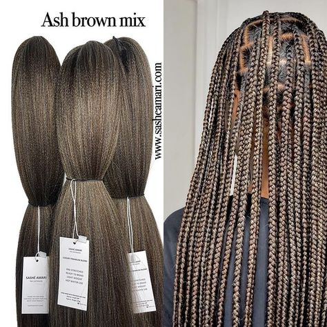 All Posts • Instagram Ash Brown Knotless Braids, Different Shades Of Brown Knotless Box Braids, Black And Brown Large Knotless Braids, Ash Brown Braids, Brown Large Knotless Braids, Medium Large Knotless Box Braids Ombre, Box Braids Light Brown And Black, Box Briads, Brown Box Braids