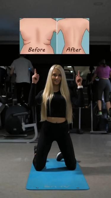 Want to quickly remove the sides on your waist? Then do this exercise 🔥😀 Side Fat Workout, Love Handle Workout, Back Fat Workout, Quick Workout Routine, Workout Without Gym, Trening Abs, Fat Loss Workout, Waist Workout, Belly Fat Workout