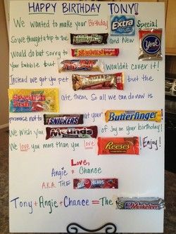 Candy bar Poems Kids Candy Bar, Candy Bar Poems, Party Time Quotes, Candy Birthday Cards, Birthday Poster Board, Candy Poster, Birthday Card Sayings, Bar Card, Homemade Birthday