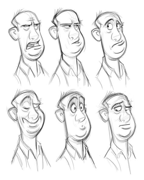 Character Design Face Expression, Animation Styles Character Design, Cartoon Expressions Faces, Character Design Expressions, Animation Expressions, David Boudreau, Cartoon Character Face, Emotions Drawing, Disney Expressions