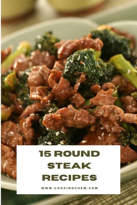 Top Round Steak Cutlets Recipe, Round Steak Tenderized Recipes, Dinners With Round Steak, Steak Rounds Recipes, Tenderized Top Round Steak Recipes, Round Steak Uses, Recipes With Round Steak Crockpot, How To Make Round Steak, Top Round Recipe