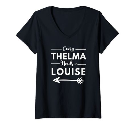 PRICES MAY VARY. Thelma Shirt Matching Best Friends Shirt. Makes a great birthday gift for your best friend or Christmas gift for girlfriend. See matching Louise shirt for a Cute matching t shirt for friends and women, shirts for girlfriends, Matching Best Friends Fun shirt to wear twith your bestie when traveling or going to fairs and craft shows anywhere best friends like to go together. shirts for best friends and couples. Lightweight, Classic fit, Double-needle sleeve and bottom hem Thelma And Louise Shirts Best Friends, Matching Bestie Shirts, Shirts For Best Friends, Funny Matching Shirts, Thelma And Louise, Christmas Gift For Girlfriend, Matching Friend, Craft Shows, Best Friend Shirts