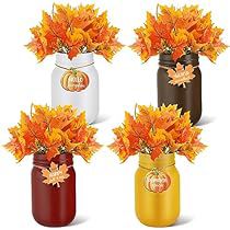 Mason Jar Fall Centerpieces, Fall Centerpieces Wedding, Thanksgiving Mason Jar, Decor With Flowers, Centerpiece Mason Jar, Table Centerpieces For Home, Fall Mason Jars, Mason Jar Decor, Fall Table Centerpieces