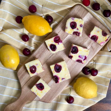 Cherry Lemon Bars, Lemon Cherry Desserts, Key Lime Pie Bars, Citrus Zester, Recipes Whole Foods, Lemonade Bar, Cherry Bars, Cherry Lemonade, Pie Bar Recipes