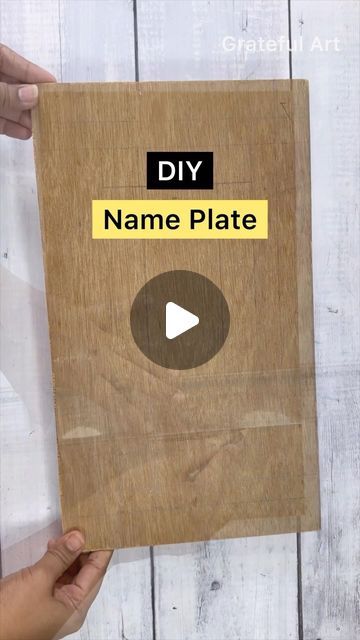 Lipan Art Name Plates, Lip Pan Art Name Plate, Easy Name Plate Ideas, Nameplate Diy Ideas, Lipan Art Name Plates For Home, Clay Art Name Plate, Mirror Work Name Plate, Name Plates For Home Lippan Art, Lippan Art Mirror Name Plate