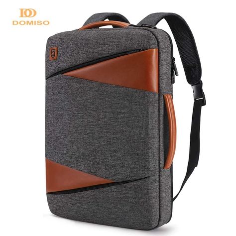 DOMISO Multi-use Laptop Sleeve With Handle For 14" 15.6" 17" Inch Notebook Bag Shockproof Laptop Bag Waterproof Computer Bag _ - AliExpress Mobile Convertible Laptop Backpack, Mode Niqab, Microsoft Surface Book, Notebook Bag, Satchel Backpack, Computer Bag, Waterproof Backpack, Computer Bags, Laptop Accessories