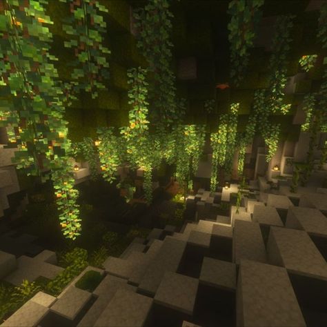 #minecraft Minecraft Lush Cave, Lush Cave, Cave Aesthetic, Minecraft Cave, Easy Minecraft Houses, Minecraft Wallpaper, Minecraft Houses, Lush, Minecraft