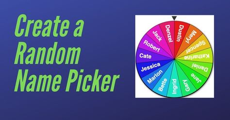 Create Your Own Mobile-friendly Random Name Picker in Google sheets via @rmbyrne Random Student Selector, Random Drawing Ideas, Name Picker, Random Name, Story Prompt, Instructional Coaching, Mobile Learning, Classroom Setup, Powerpoint Slide