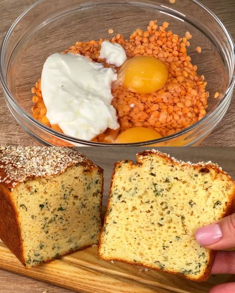 Savory Lentil Bread Recipe - Greenku Recipes Lentil Cheese Bread, Lentil Sandwich Recipes, Lentil Cakes Recipes, Lentil Snack Ideas, Healthy Lentil Bread, Lentil Protein Bread, Lentil Flour Bread, Lentil Rolls Recipe, Red Lentil Bread Rolls