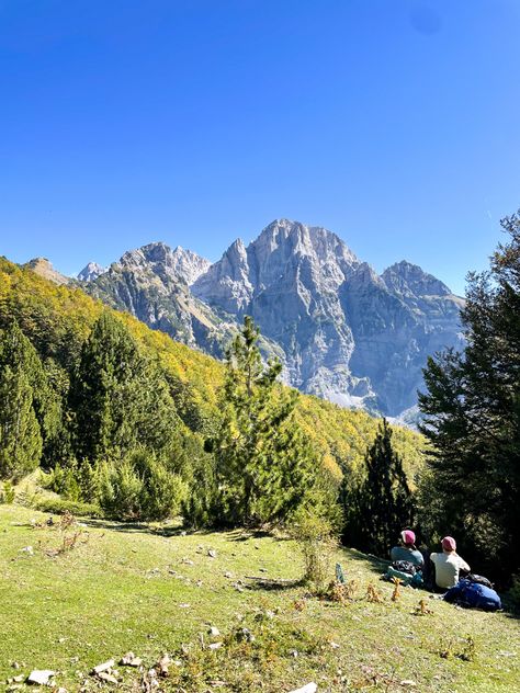 the hike from valbone to theth in albania, albanian alps, best hikes in europe, albania hikes, albania trails Theth Albania, Albanian Alps, Hiking Europe, Best Hikes, Albania, Backpacking, Bucket List, Hiking