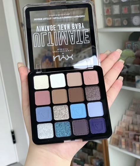 #nyx #cooltone #makeup NYX Professional Makeup Nyx Eyeshadow Palette Tutorial, Nyx Ultimate Utopia Looks, Nyx Eyeshadow Palette Ultimate, Nyx Palette, Nyx Makeup, Makeup For Green Eyes, Nyx Professional Makeup, Nyx, Cool Tones