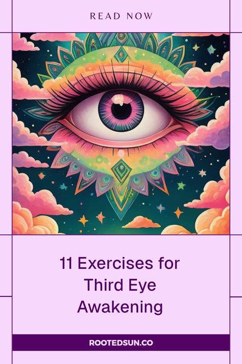 Unlock your third eye and enhance your psychic development with these 11 simple exercises. Third eye awakening is important for opening your third eye chakra and improving your spiritual awareness. Activate your pineal gland and practice meditation and exercises that aid in decalcifying pineal gland, giving insight into psychic abilities. Explore how to develop clairsentience and reach a higher state of consciousness. Begin your journey of third eye opening and notice how it transforms your perception of the world. Opening The Third Eye, How To Open Your Third Eye, Third Eye Chakra Healing, Third Eye Meditation, Lucid Dreaming Techniques, Shadow Work Spiritual, Third Eye Awakening, Open Your Third Eye, Practice Meditation