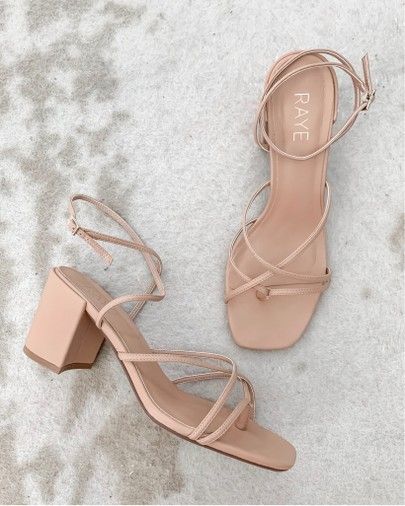 Nude Bridesmaid Shoes, Nude Shoes Wedding, Brides Maid Shoes, Nude Block Heels, Elegant Shoes Heels, Sandals Ideas, Everyday Heels, Classic Wardrobe Pieces, Bridesmaids Shoes