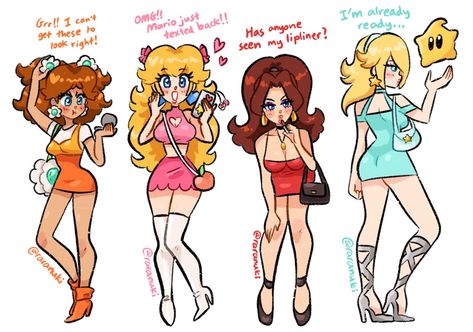 Pauline Fanart Mario, Pauline Mario Fanart, Peachette Fanart, Princess Rosalina Fanart, Princess Peach X Bowser, Princess Daisy Fanart, Princess Peach Art, Princess Peach Fanart, Mario Princess Daisy